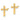 14k White Gold Cross Post Earrings - Image 2