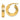 14K Gold Diamond-Cut Square Tube Hoop Earrings - Image 1