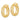 14k Polished Laser and Diamond-cut 6.15x21mm Fancy Design Round Hoop Earrings - Image 2