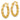 14k Polished Diamond-cut Twisted 3.00 x 20mm Tube Hoop Earrings - Image 2