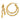 14k Gold Polished Wavy Double Circle Hoop Earrings - Image 1