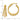 14k Gold Twisted Three Strand Hoop Earrings - Image 3