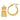 14K Gold Polished Triple Row Round Hoop Earrings - Image 1