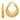 14k Gold Scalloped Hollow Hoop Earrings - Polished & Textured Elegance - Image 1