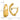 14k Gold Polished Double J-Hoop Earrings for Effortless Style - Image 3