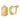 14k Gold Diamond-Cut Omega Back Earrings - Modern Chic Elegance - Image 1