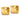 14k Gold Polished Square Hinged Hoop Earrings - Image 2
