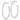14k White Gold Polished C-Hoop Earrings - Sleek & Modern Design - Image 2