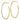 14k Polished 1.2 x 35mm Solid C-Hoop Post Earrings - Image 2