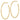 14k Gold Polished C-Hoop Earrings - Chic and Timeless Statement Jewelry - Image 2