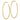 14k Gold Polished C-Hoop Earrings - Chic Statement Style - Image 2