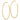 14k Polished 1.2 x 50mm Solid C-Hoop Post Earrings - Image 2