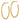 14k Polished 1.5 x 30mm Solid C-Hoop Post Earrings - Image 2