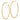 14k Polished Gold C-Hoop Earrings - Sleek and Statement-Making - Image 2