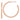 14k Rose Gold Polished 2.0 x 35mm Tube C-Hoop Post Earrings - Image 1