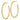14k Gold Polished C-Hoop Earrings - Sleek 40mm Tube Design - Image 2