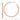 14k Rose Gold Polished Tube C-Hoop Earrings - Trendy Statement Style - Image 3