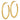 14k Gold Polished C-Hoop Earrings - Sleek Tube Design, 40mm - Image 2