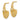 14k Polished Fancy Cut Out Design Post J-Hoop Earrings - Image 2
