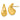14k Gold Puffed Teardrop Earrings for Effortless Chic Style - Image 1