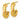14k Gold Puffed Oval J-Hoop Earrings for Effortless Style - Image 2
