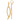 14K Gold Curved Bar Dangle Earrings with Polished and Textured Finish - Image 1