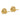 14k Gold Polished Triple Love Knot Post Earrings - Image 1