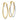 14K Two-Tone Modern Hoop Earrings for Effortless Style - Image 1