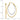 14K Two Tone Lightweight Hoop Earrings - Image 3
