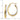 14k Two-Tone Diamond-Cut Oval Hoop Earrings for Effortless Style - Image 3
