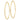 14k Gold Polished Round Tube Hoop Earrings - Image 2