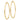 14k 2.25x70mm Polished Round Tube Hoop Earrings - Image 2