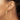 14k Gold Polished Round Tube Hoop Earrings - Lightweight & Chic - Image 2