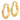 14k Gold Diamond-Cut Tube Hoop Earrings - Chic Statement Style - Image 2