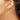 14k Gold Diamond-Cut Tube Hoop Earrings - Chic Statement Style - Image 3