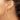 14k 3x65mm Diamond-cut Tube Hoop Earrings - Image 3