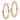 14k Rose Gold 2.75x25mm Polished Tube Hoop Earrings - Image 2