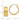 14k Gold Diamond Cut Hoop Earrings - Trendy Statement Jewelry - Image 4