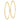 14k Gold Polished Round Tube Hoop Earrings - Lightweight Style - Image 2