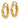 14k Gold Twisted Hoop Earrings - Chic Everyday Essential - Image 2