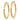 14k Polished & Satin Twisted Hoop Earrings - Image 2