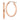 14k Rose Gold 2x24mm Polished Oval Tube Hoop Earrings - Image 6