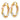 14k Tri-Color Twisted Hoop Earrings for Effortless Everyday Style - Image 2