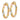 14k Tri-Color Twisted Hoop Earrings for a Chic Statement - Image 2