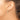 14K Two-Tone Oval Hoop Earrings for Effortless Style - Image 2