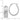 14k White Gold Diamond Cut Hoop Earrings - Image 4