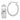 14k White Gold Diamond Cut Hoop Earrings - Image 5