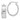 14k White Gold Diamond Cut Hoop Earrings - Image 7