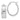 14k White Gold Diamond Cut Hoop Earrings - Image 1