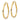 14k Gold Twisted Hoop Earrings with Diamond Cut Detail - Image 2